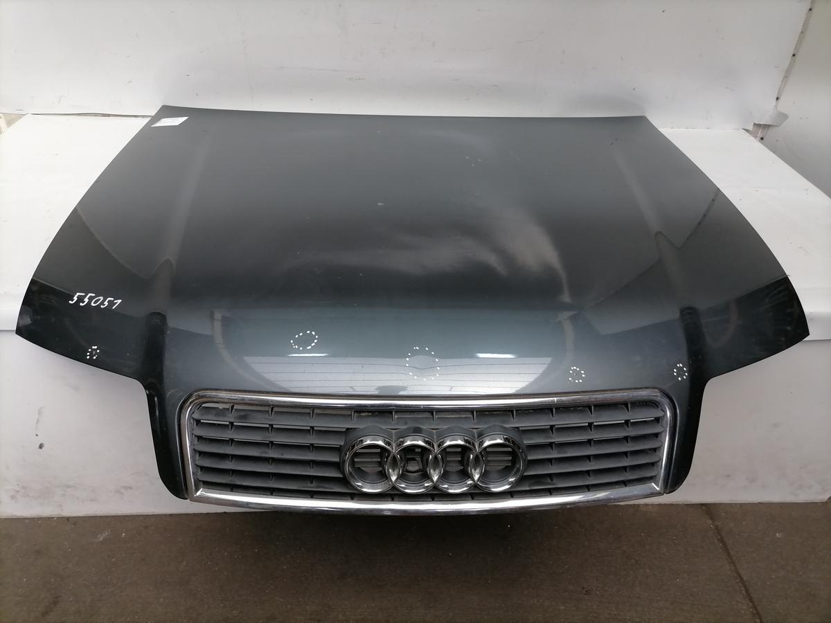 Audi A4 B6 8E B6 original Motorhaube LX7Z Delfingrau Bj.2004